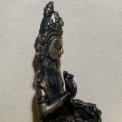 古玩銅器銅佛像真品鑒賞圖