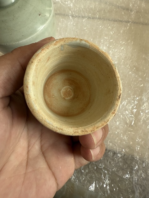 古玩陶瓷將樂(lè)窯青釉執(zhí)壺真品鑒賞圖