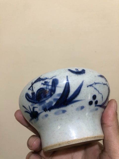 古玩陶瓷青花臼真品鑒賞圖