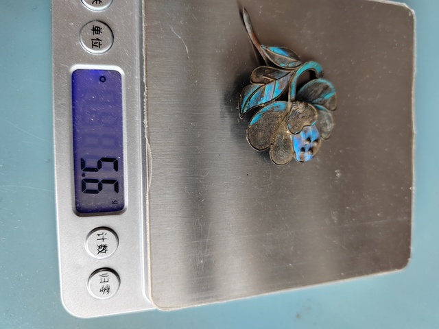 古玩雜項清代點翠飾件拍賣，當前價格999元
