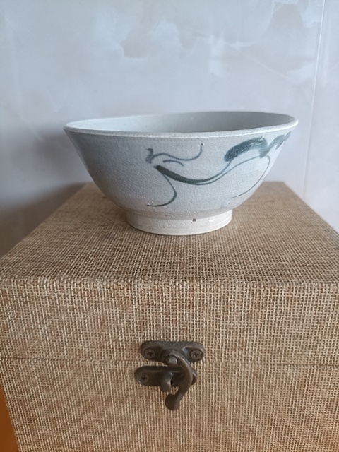 古玩陶瓷明晚期青花碗真品鑒賞圖