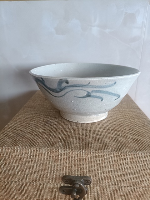 古玩陶瓷明晚期青花碗真品鑒賞圖