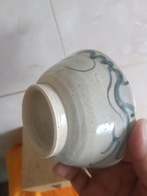 古玩陶瓷明晚期青花碗真品鑒賞圖