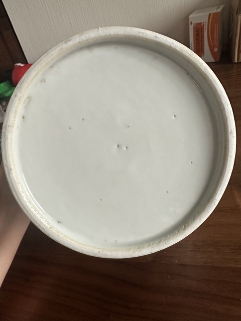 古玩陶瓷晚清·青花壽字紋廣口罐 真品鑒賞圖