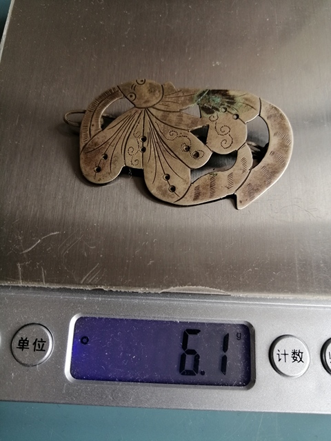 古玩雜項晚清民國銀飾件拍賣,當前價格499元