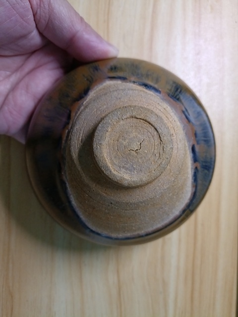 古玩陶瓷建窯系福清窯兔毫茶盞真品鑒賞圖