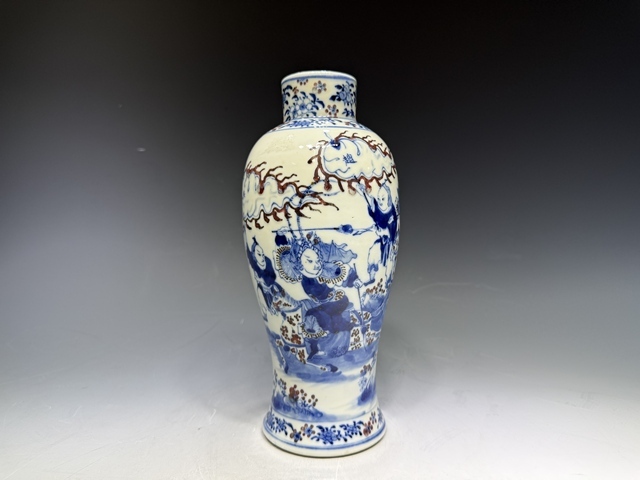 古玩陶瓷清·光緒青花釉里紅三國趙子龍人物瓶拍賣,當(dāng)前價(jià)格0元