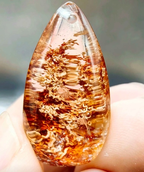 古玩玉器精美天然水晶吊墜拍賣,當前價格288元