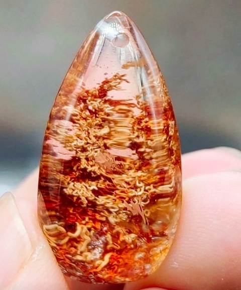古玩玉器精美天然水晶吊墜拍賣,當前價格288元