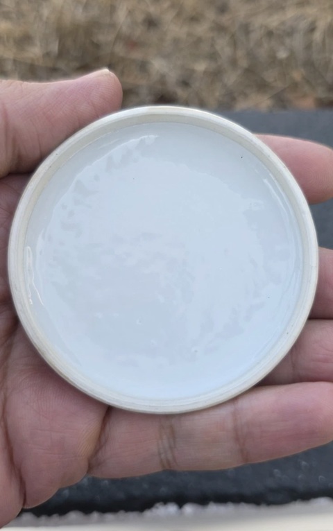 古玩陶瓷青花龍紋印泥盒真品鑒賞圖