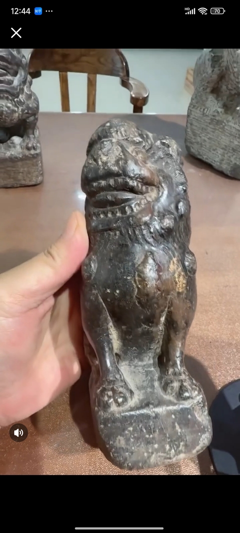 古玩雜項案頭獅拍賣,當(dāng)前價格250000元