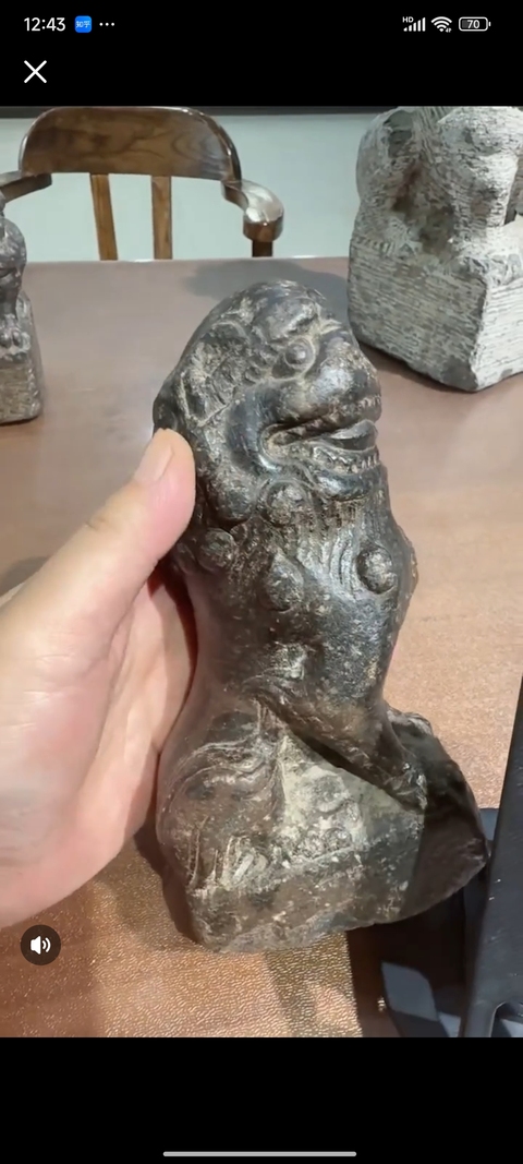 古玩雜項案頭獅拍賣,當(dāng)前價格250000元