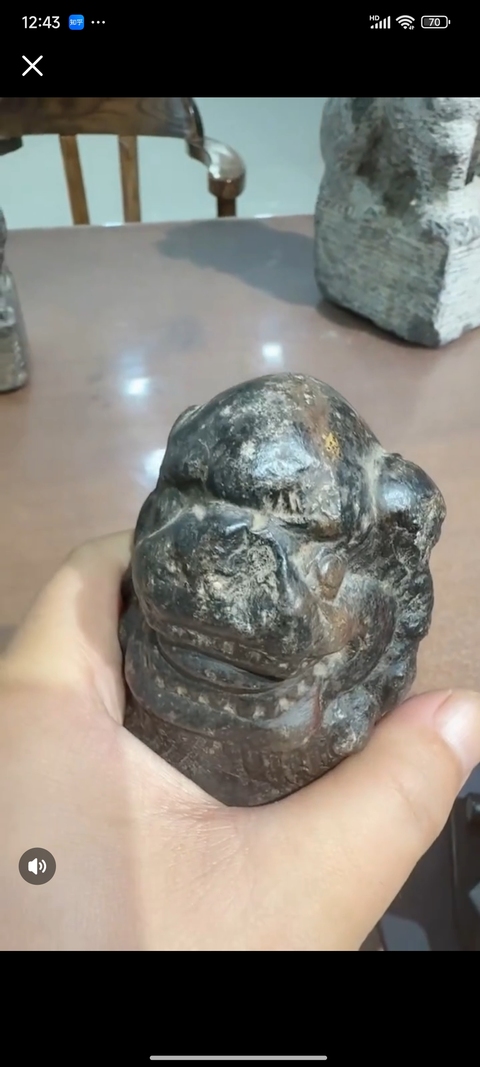 古玩雜項案頭獅拍賣,當(dāng)前價格250000元
