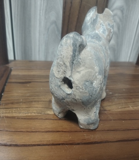 古玩陶瓷漢·藍陶旺財拍賣,當前價格666元