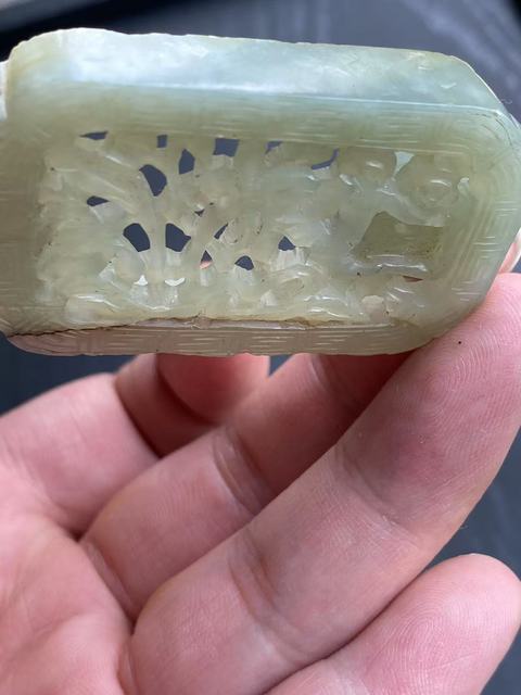古玩玉器和田玉雕“帶扣”真品鑒賞圖