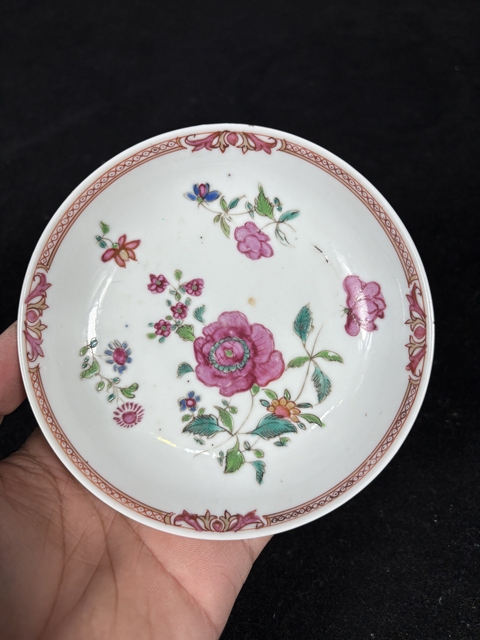 古玩陶瓷廣彩盤真品鑒賞圖