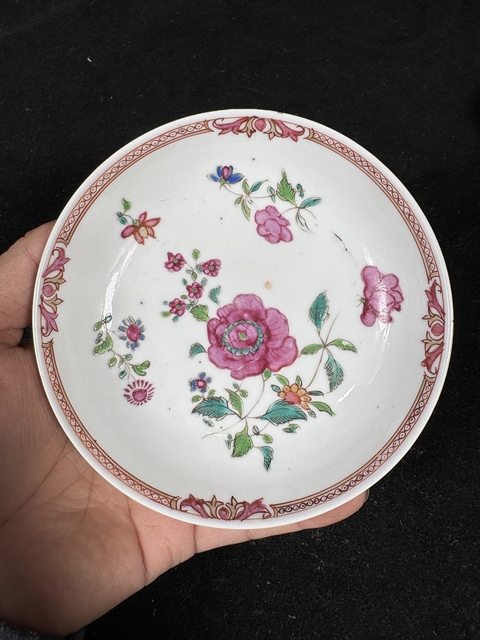 古玩陶瓷廣彩盤真品鑒賞圖
