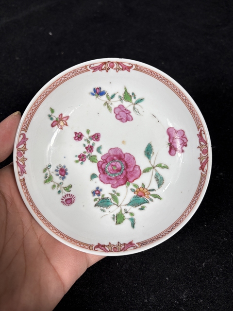 古玩陶瓷廣彩盤真品鑒賞圖