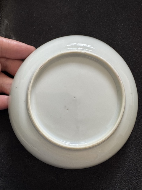 古玩陶瓷花卉紋廣彩盤拍賣,當前價格88元