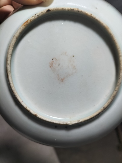 古玩陶瓷粉彩人物仕女盤拍賣，當前價格1200元