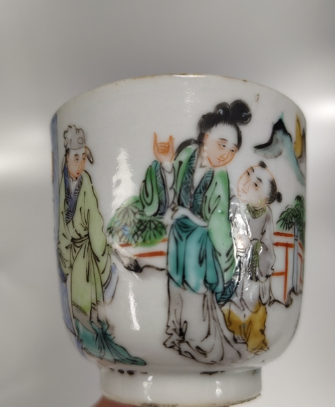 古玩陶瓷清咸豐-五彩人物紋杯拍賣,當(dāng)前價格2699元