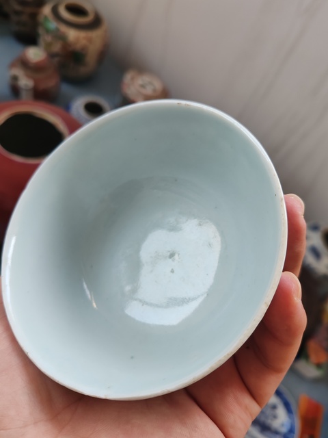 古玩陶瓷清中期青花纏枝花卉喜字紋杯拍賣,當(dāng)前價格1080元