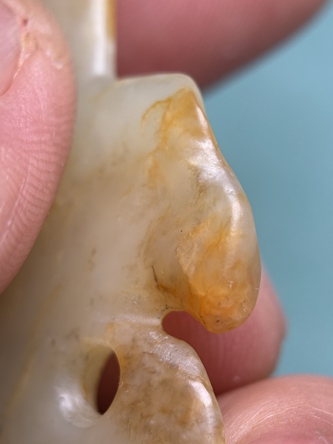 古玩玉器紅山勾云形佩標本2真品鑒賞圖