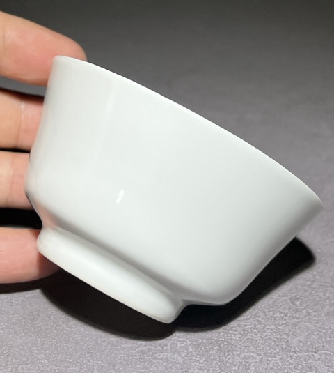 古玩陶瓷白釉茶碗拍賣，當前價格2200元