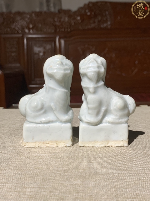 古玩陶瓷明末清初·白釉三供 真品鑒賞圖