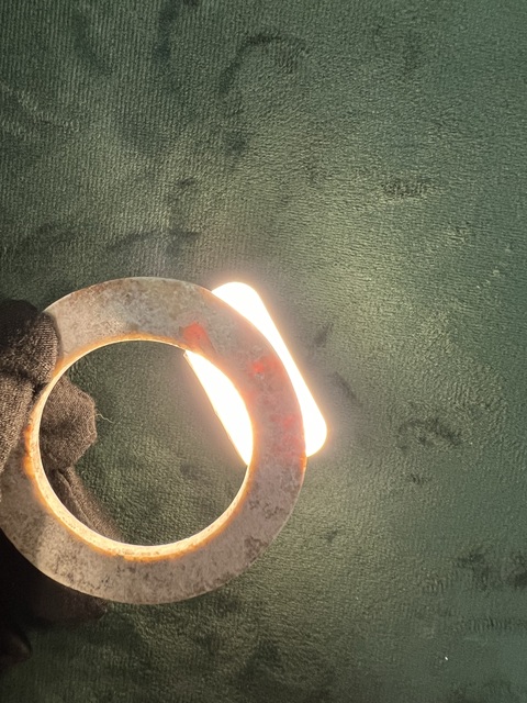 古玩玉器阿良味道玉環(huán) 透光 刻符玉環(huán) 硬料拍賣，當(dāng)前價格30000元