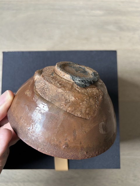 古玩陶瓷建窯柿紅釉茶盞拍賣，當前價格6666元