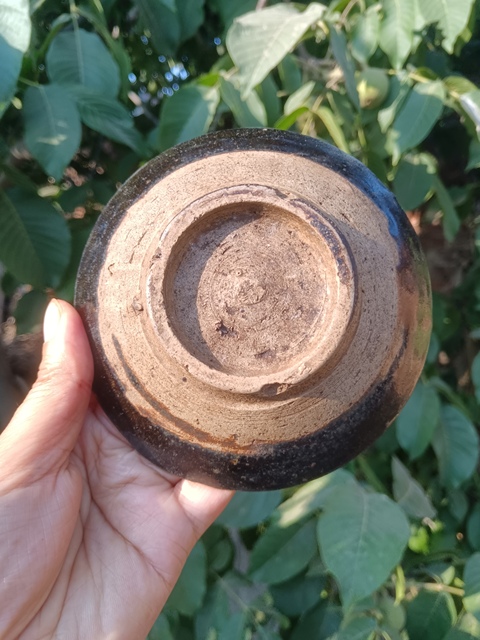 古玩陶瓷元末明初~窯變?nèi)f彩茶盞拍賣,當前價格3元