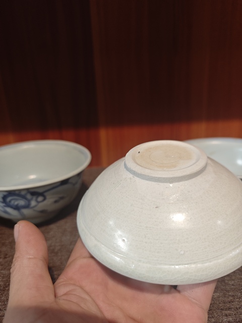 古玩陶瓷白釉唇口盞拍賣，當前價格1600元