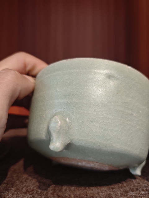 古玩陶瓷三足吊腳爐拍賣,當前價格9600元
