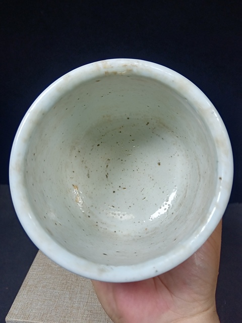 古玩陶瓷(全品)清晚期青花二龍戲珠筒子香爐直徑12.5cm拍賣,當前價格2200元