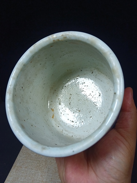 古玩陶瓷(全品)清晚期青花二龍戲珠筒子香爐直徑12.5cm拍賣,當前價格2200元