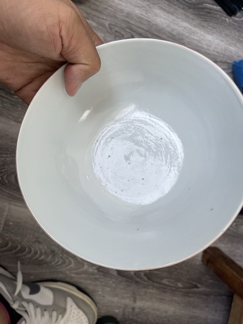 古玩陶瓷清晚同治粉彩細路花卉紋碗拍賣,當前價格3950元