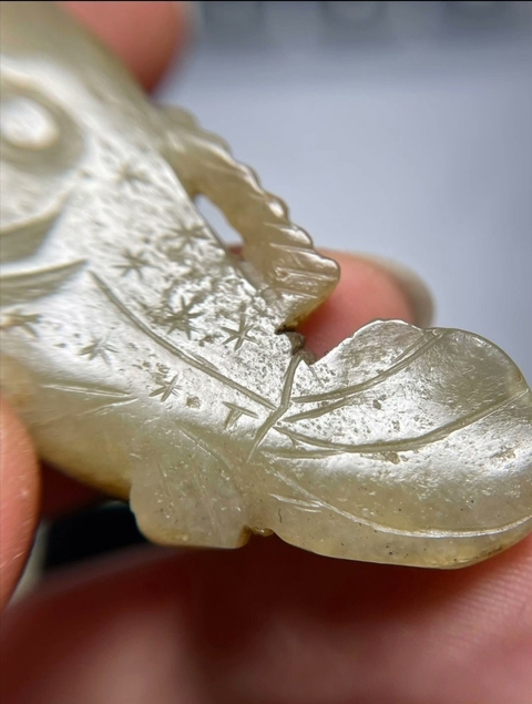 古玩玉器玉魚真品鑒賞圖