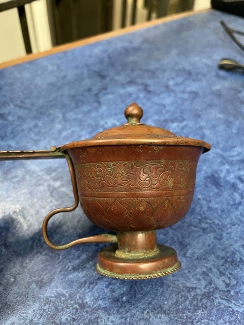 古玩銅器銅行爐真品鑒賞圖