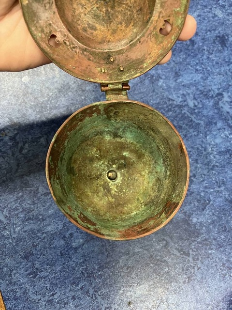 古玩銅器銅行爐真品鑒賞圖