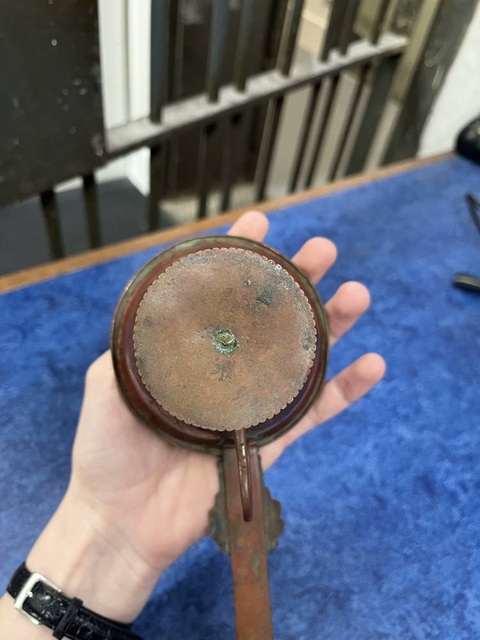 古玩銅器銅行爐真品鑒賞圖