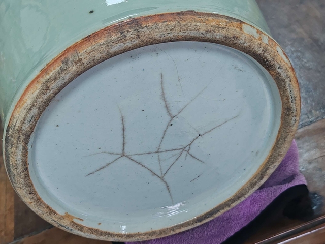 古玩陶瓷花鳥紋青花瓶拍賣，當前價格2000元