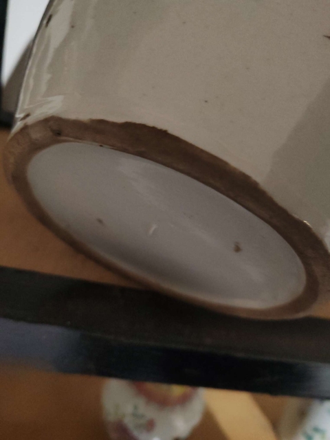 古玩陶瓷粉彩花開紋雙耳瓶真品鑒賞圖