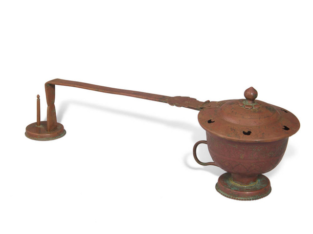 古玩銅器銅行爐真品鑒賞圖
