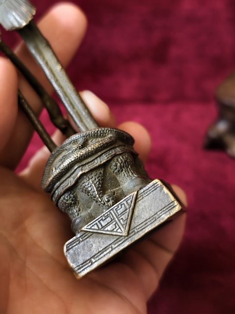 古玩銅器銅鶴真品鑒賞圖