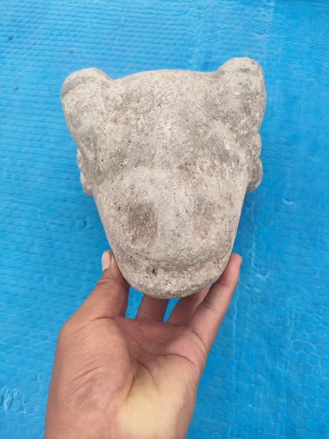 古玩雜項羊首真品鑒賞圖
