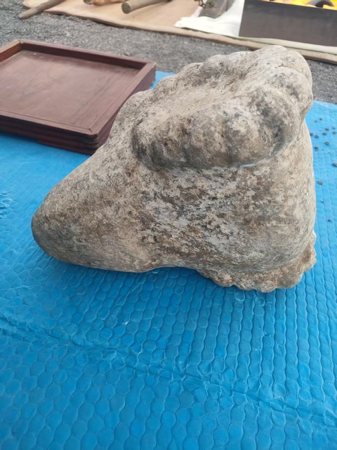 古玩雜項羊首真品鑒賞圖