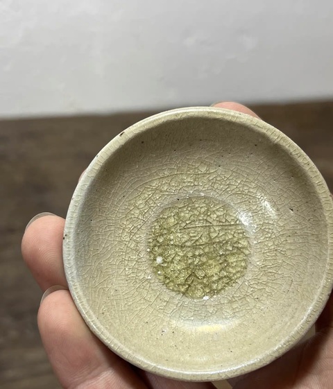 古玩陶瓷青瓷茶碗真品鑒賞圖