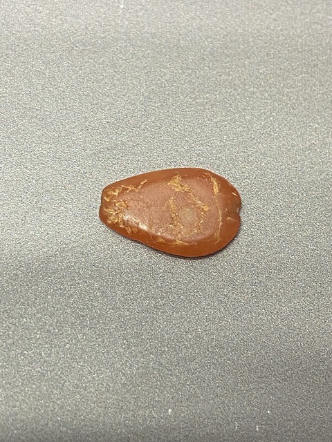 古玩陶瓷清代瑪瑙珠真品鑒賞圖