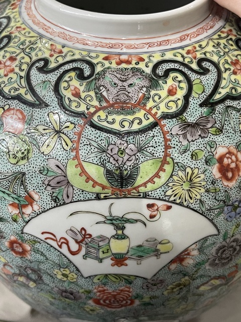 古玩陶瓷清代五彩三國人物故事大罐拍賣，當(dāng)前價(jià)格38888元